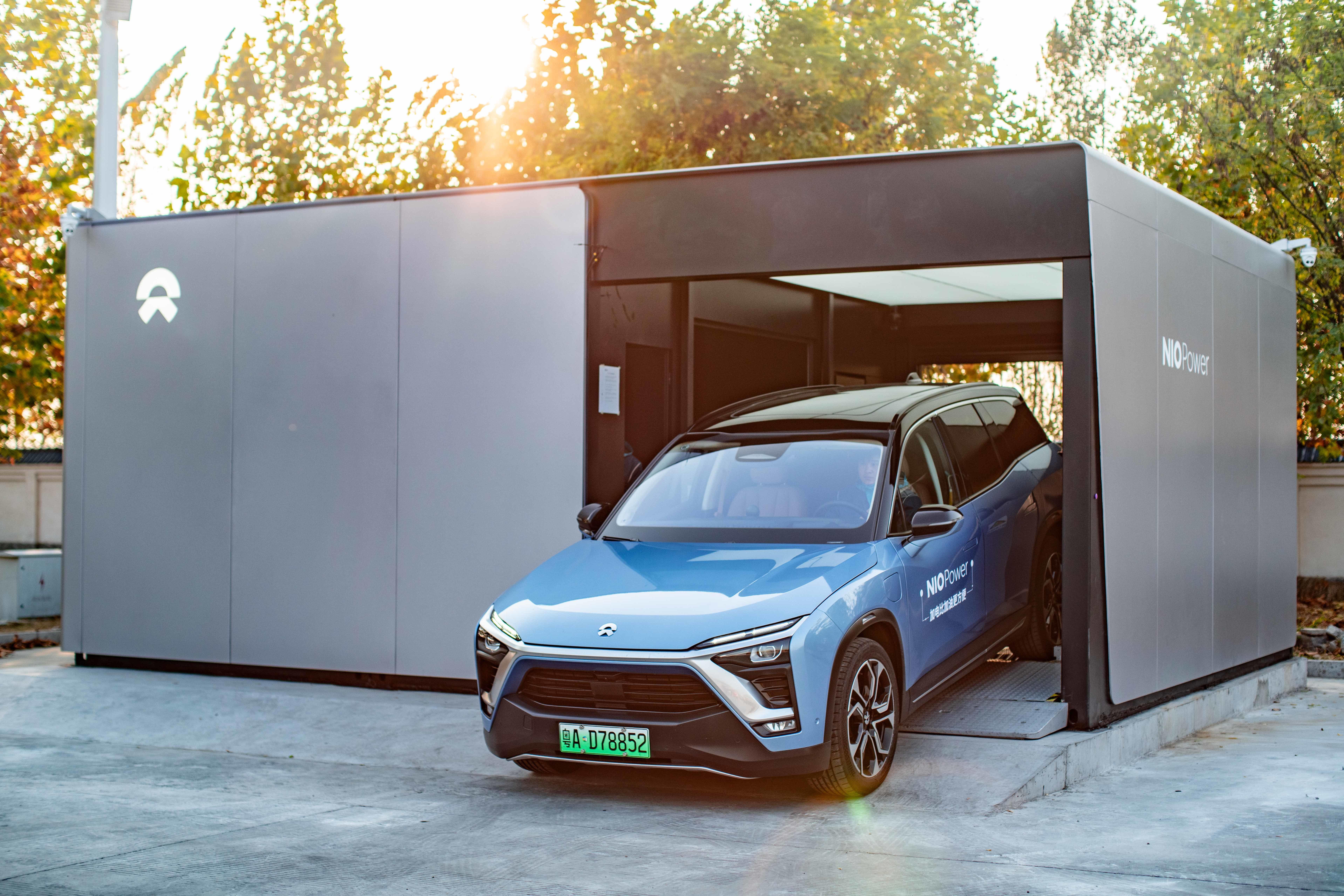 Nio Builds Battery Swap Stations In China For Its Electric Vehicles