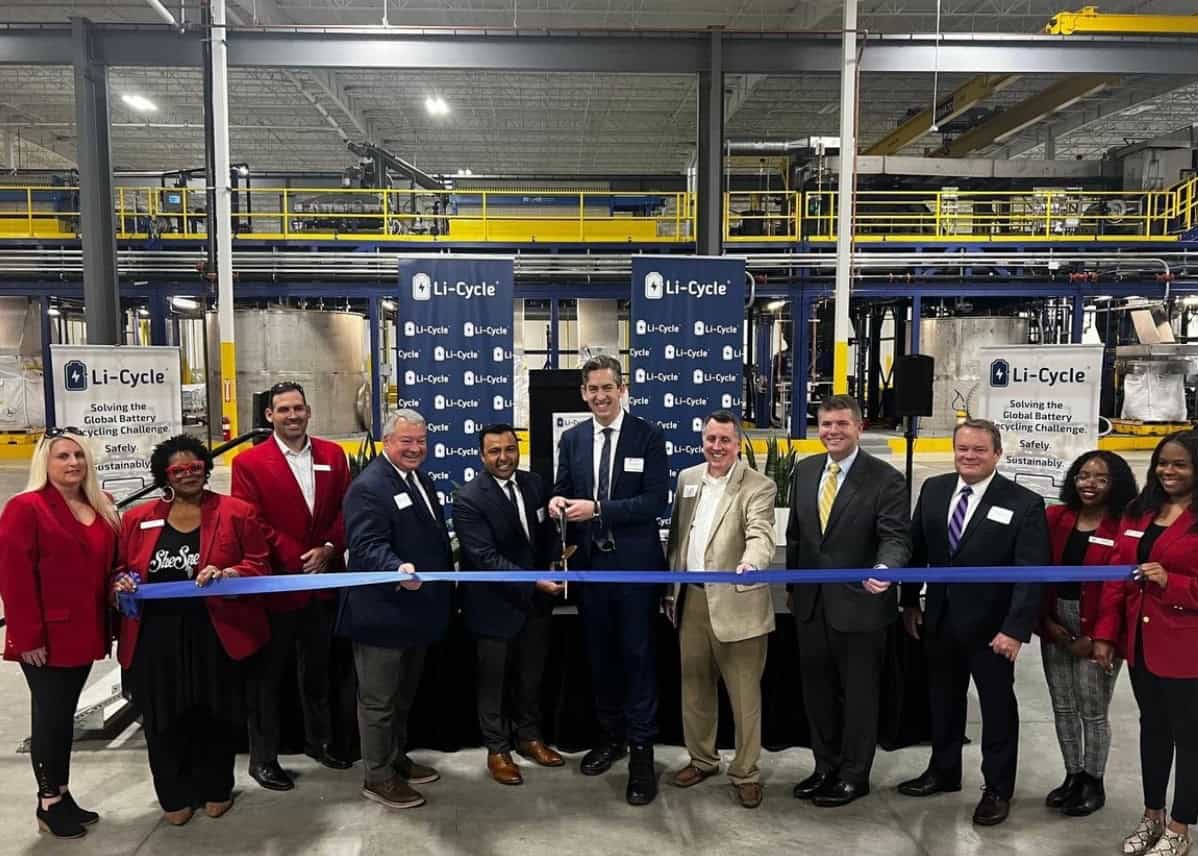LiCycle opens lithiumion battery recycling ‘Spoke’ in Alabama